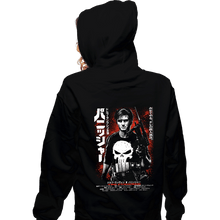 Load image into Gallery viewer, Shirts Zippered Hoodies, Unisex / Small / Black The Punisher