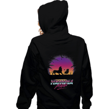 Load image into Gallery viewer, Shirts Zippered Hoodies, Unisex / Small / Black Retro Matata