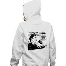 Load image into Gallery viewer, Secret_Shirts Zippered Hoodies, Unisex / Small / White The Twin Peaks LP