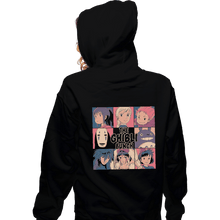 Load image into Gallery viewer, Shirts Zippered Hoodies, Unisex / Small / Black Ghibli Bunch