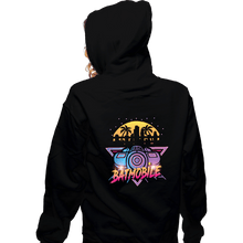 Load image into Gallery viewer, Daily_Deal_Shirts Zippered Hoodies, Unisex / Small / Black Neon Bat