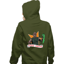 Load image into Gallery viewer, Secret_Shirts Zippered Hoodies, Unisex / Small / Military Green Toxic Empire