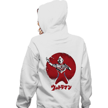 Load image into Gallery viewer, Shirts Zippered Hoodies, Unisex / Small / White Ultra Crusader