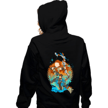 Load image into Gallery viewer, Shirts Zippered Hoodies, Unisex / Small / Black Savior From Another World Aloy
