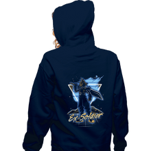 Load image into Gallery viewer, Shirts Zippered Hoodies, Unisex / Small / Navy Retro Ex-Soldier