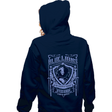 Load image into Gallery viewer, Shirts Pullover Hoodies, Unisex / Small / Navy Blue Lions Officers Academy