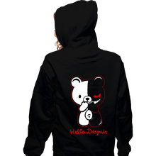 Load image into Gallery viewer, Shirts Zippered Hoodies, Unisex / Small / Black Hello Despair