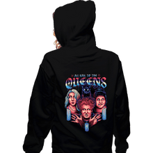 Load image into Gallery viewer, Daily_Deal_Shirts Zippered Hoodies, Unisex / Small / Black Queens Of Halloween