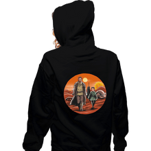 Load image into Gallery viewer, Secret_Shirts Zippered Hoodies, Unisex / Small / Black Knight And Princess
