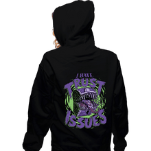 Load image into Gallery viewer, Daily_Deal_Shirts Zippered Hoodies, Unisex / Small / Black Trust Issues
