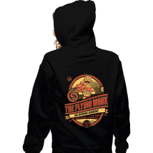 Load image into Gallery viewer, Daily_Deal_Shirts Zippered Hoodies, Unisex / Small / Black The Flying Monk