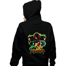 Load image into Gallery viewer, Secret_Shirts Zippered Hoodies, Unisex / Small / Black Space Bounty!