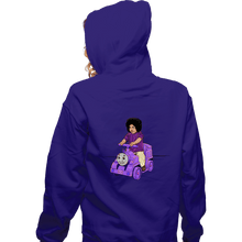 Load image into Gallery viewer, Secret_Shirts Zippered Hoodies, Unisex / Small / Violet Purple Train, Purple Train