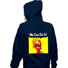 Load image into Gallery viewer, Shirts Zippered Hoodies, Unisex / Small / Navy We Can Do It Shinji