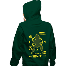 Load image into Gallery viewer, Shirts Zippered Hoodies, Unisex / Small / Irish Green Saiyan Power Over 18,000