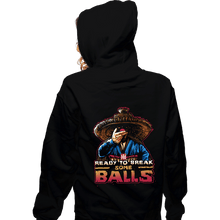 Load image into Gallery viewer, Shirts Zippered Hoodies, Unisex / Small / Black Ball Breaker