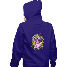Load image into Gallery viewer, Secret_Shirts Zippered Hoodies, Unisex / Small / Violet Ameri-cat Beauty