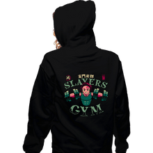 Load image into Gallery viewer, Secret_Shirts Zippered Hoodies, Unisex / Small / Black Tanjiro Slayers Gym