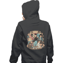 Load image into Gallery viewer, Shirts Zippered Hoodies, Unisex / Small / Dark Heather Stranger Anime