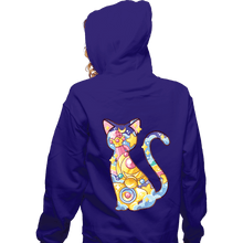 Load image into Gallery viewer, Shirts Zippered Hoodies, Unisex / Small / Violet Magical Silhouettes - Luna