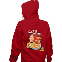 Load image into Gallery viewer, Last_Chance_Shirts Zippered Hoodies, Unisex / Small / Red Original Cap'n