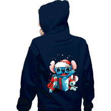 Load image into Gallery viewer, Daily_Deal_Shirts Zippered Hoodies, Unisex / Small / Navy The Christmas Experiment
