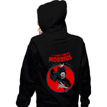 Load image into Gallery viewer, Shirts Zippered Hoodies, Unisex / Small / Black The Living Vampire Morbius