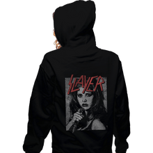 Load image into Gallery viewer, Shirts Zippered Hoodies, Unisex / Small / Black Buffy x Slayer