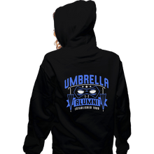 Load image into Gallery viewer, Shirts Zippered Hoodies, Unisex / Small / Black Umbrella Alumni