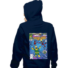 Load image into Gallery viewer, Daily_Deal_Shirts Zippered Hoodies, Unisex / Small / Navy Spider-Bart VS D'ohc Ock