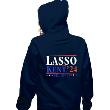 Load image into Gallery viewer, Secret_Shirts Zippered Hoodies, Unisex / Small / Navy Lasso Kent 24