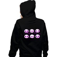 Load image into Gallery viewer, Daily_Deal_Shirts Zippered Hoodies, Unisex / Small / Black Jack Faces