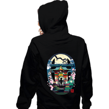 Load image into Gallery viewer, Daily_Deal_Shirts Zippered Hoodies, Unisex / Small / Black Spirited Journey