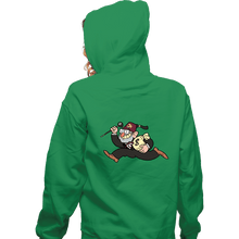 Load image into Gallery viewer, Secret_Shirts Zippered Hoodies, Unisex / Small / Irish Green Grunklepoly