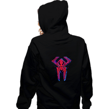 Load image into Gallery viewer, Daily_Deal_Shirts Zippered Hoodies, Unisex / Small / Black Vampire Glitch