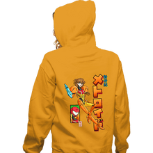 Load image into Gallery viewer, Daily_Deal_Shirts Zippered Hoodies, Unisex / Small / White Neon Genesis Metroid
