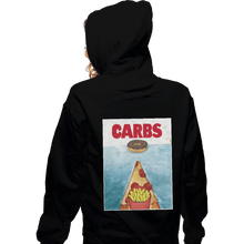 Load image into Gallery viewer, Shirts Zippered Hoodies, Unisex / Small / Black CARBS