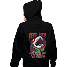 Load image into Gallery viewer, Secret_Shirts Zippered Hoodies, Unisex / Small / Black Piranha