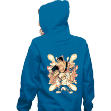 Load image into Gallery viewer, Shirts Zippered Hoodies, Unisex / Small / Royal Blue Final Fight Heroes