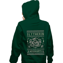 Load image into Gallery viewer, Shirts Zippered Hoodies, Unisex / Small / Irish Green Slytherin Sweater