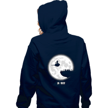 Load image into Gallery viewer, Shirts Zippered Hoodies, Unisex / Small / Navy Don't Look At The Full Moon