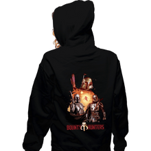 Load image into Gallery viewer, Shirts Zippered Hoodies, Unisex / Small / Black Bounty Hunters