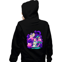 Load image into Gallery viewer, Daily_Deal_Shirts Zippered Hoodies, Unisex / Small / Black Oh Alice
