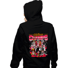 Load image into Gallery viewer, Daily_Deal_Shirts Zippered Hoodies, Unisex / Small / Black Villain Champs