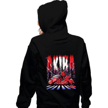 Load image into Gallery viewer, Secret_Shirts Zippered Hoodies, Unisex / Small / Black Neon Akira City