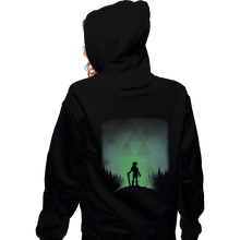 Load image into Gallery viewer, Shirts Pullover Hoodies, Unisex / Small / Black Link, Hylian Warrior