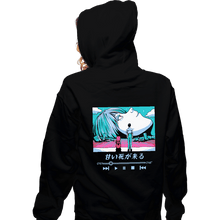 Load image into Gallery viewer, Daily_Deal_Shirts Zippered Hoodies, Unisex / Small / Black Never Alone