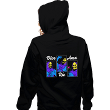Load image into Gallery viewer, Shirts Zippered Hoodies, Unisex / Small / Black Live Laugh Love - Español