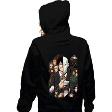 Load image into Gallery viewer, Shirts Zippered Hoodies, Unisex / Small / Black Potter Tiles