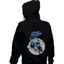Load image into Gallery viewer, Daily_Deal_Shirts Zippered Hoodies, Unisex / Small / Black The Grand Master
